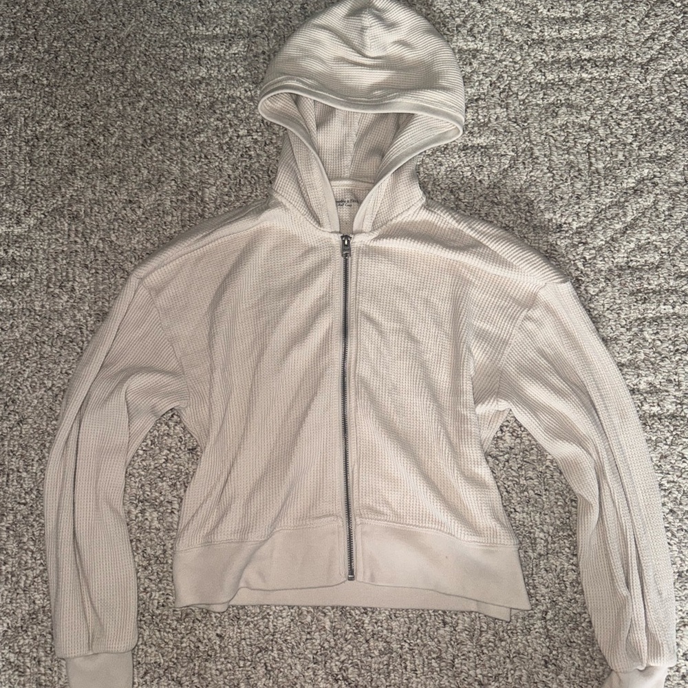 Abercrombie Waffle Knit Full-zip